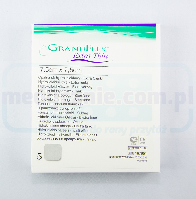 Granuflex Extra Dünn 7,5*7,5cm Hydrokolloid-Verband 1Stk.